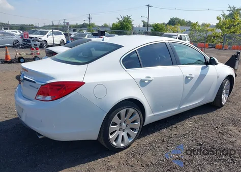 2011 Buick Regal Cxl Turbo Russelsheim из США, поврежденный, VIN W04G15GV8B1094081
